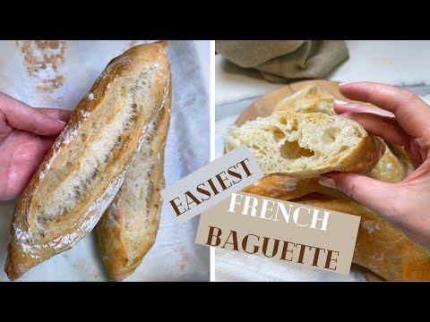 Como fazer uma baguete francesa incrível em casa/ COM LEGENDAS