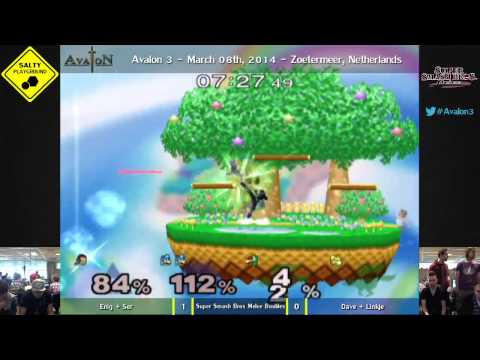 Avalon III - Enig + Ser vs Dave + Linkje - Losers Bracket SSBM Doubles