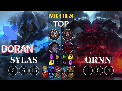 DRX Doran Sylas vs Ornn Top - KR Patch 10.24