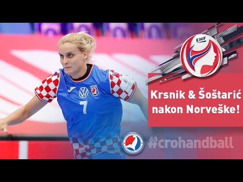 Dora Krsnik & izbornik Šoštarić nakon utakmice protiv Norveške! I EHF EURO 2020