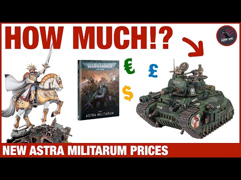 ROGAL DORN PRICE - All Astra Militarum NEW Model Costs Including Lord Solar - Warhammer 40k