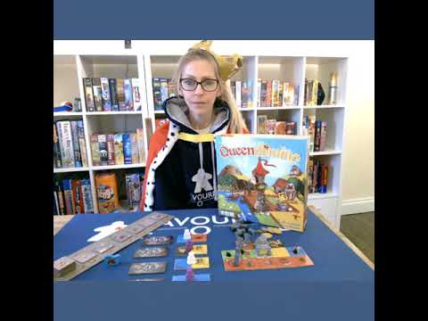 Favouritefoe 1 Minute Rapid Review Video of Queendomino (Coiledspring Games)