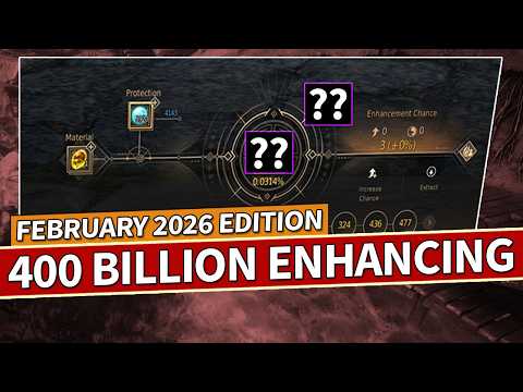 I Spent Over 400 Billion Silver This Month Enhancing - February 2026 Montage | Black Desert