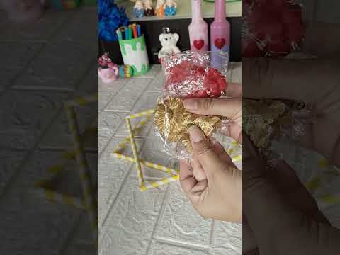 straw frame wreath day34/365 #shortvideo #viral #wastematerialcraft #papercraft #reels #day365 #diy