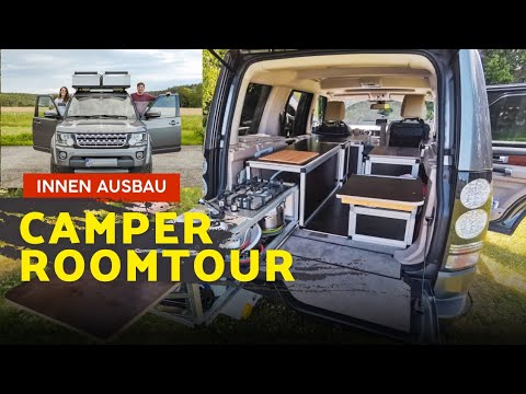 Camper Roomtour | Land Rover Discovery Ausbau | 4 HSE | Mit Küche, Bett und Dachzelt