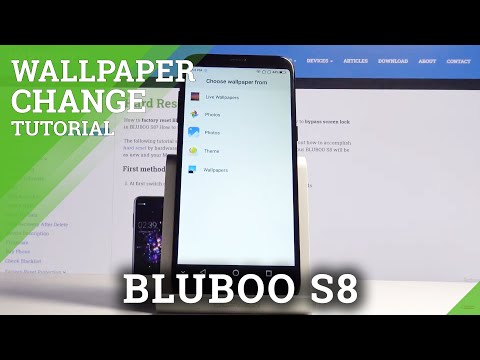 How to Change Wallpaper in BLUBOO S8 – Refresh Screen Look