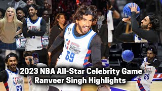 Ranveer Singh Highlights - 2023 NBA All-Star Celebrity Game