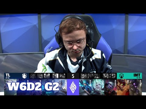 Team Liquid vs Immortals | Week 6 Day 2 S11 LCS Summer 2021 | TL vs IMT W6D2 Full Game