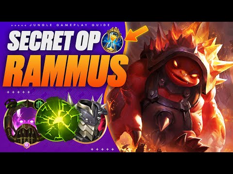 S+ Build RAMMUS JUNGLE Is ABSOLUTELY OK 🦔 | Total Tank Jungle Carry Guide