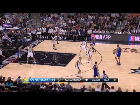 David West give-and-go assists vs Spurs
