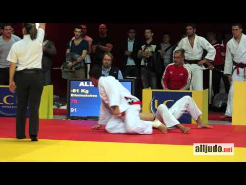 France 2e division 2012 : HILL (CO Sartrouville) - HALLICHE (SGS JUDO) / -81kg