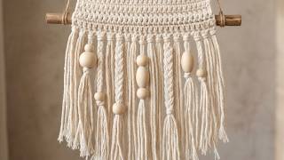 Genius Small Space Hack | DIY Crochet Wall Hanging to Transform a Tiny Living Room