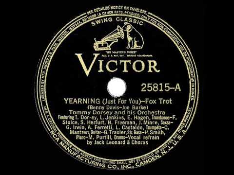 1938 HITS ARCHIVE: Yearning (Just For You) - Tommy Dorsey (Jack Leonard & chorus, vocal)
