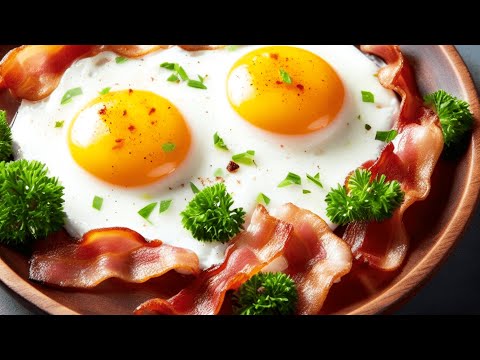 EASY Fried Bacon and Eggs Recipe for Breakfast