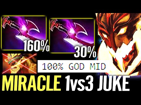 🔥 MIRACLE Shadow Fiend BACK TO MID — 1vs3 MASTER JUKE Silver Edge 1st Item Dota 2 Pro