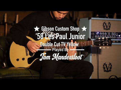 Gibson Custom Shop 1958 Les Paul Junior Double Cut Reissue TV Yellow image 19