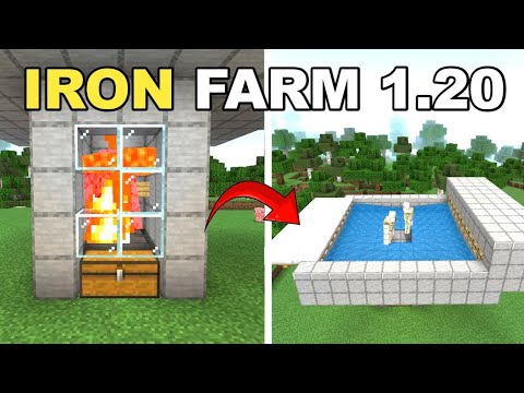 Ultimate MINECRAFT Iron Farm 1.19 - 1.20: EPIC Upgrade!