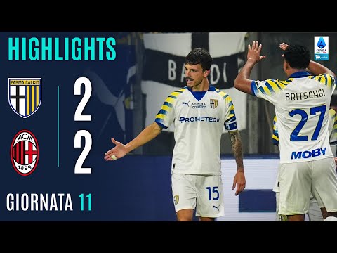 Video highlights della Parma vs Milan (2 a 2) - Giornata 11 - Fantacalcio e fantamedie