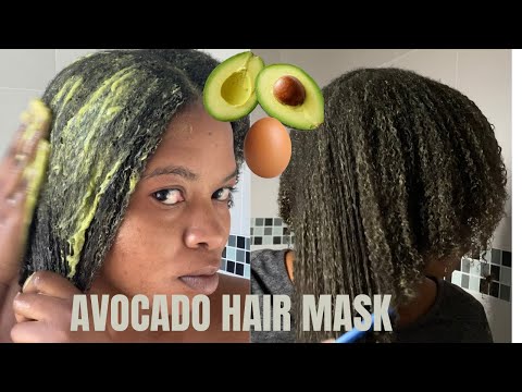 Avocado Hair mask for Hair Growth, 4c Natural Hair