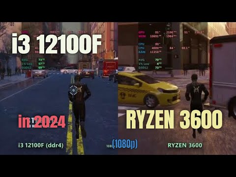 i3 12100f vs Ryzen 3600 in 2024