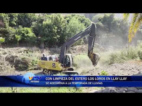 Con limpieza del Estero Los Loros en Llay Llay se adelantan a la temporada de lluvias