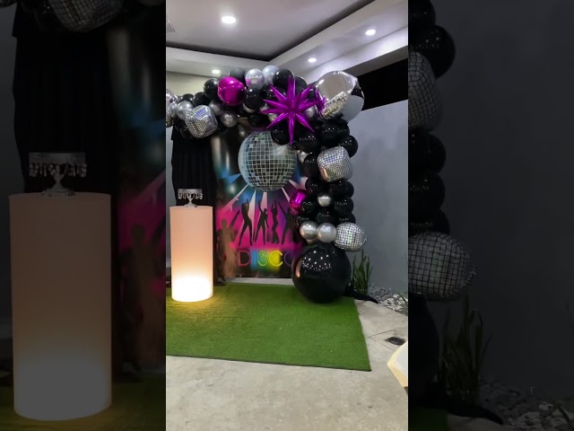 Vídeo relacionado con Shamoparty Fiesta de cumpleaños de discoteca, decoración de fiesta de música, globo de papel de aluminio, para fiestas de cumpleaños, decoración de música, suministros para adultos y niños