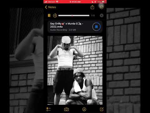 Say Drilly x Murda G- 2022 (unreleased)