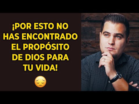 ¡NO TE VAYAS DE LA TIERRA SIN SABER EL PROPÓSITO DE DIOS PARA TU VIDA!