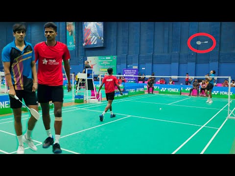 MEN'S SINGLES YONEX-SUNRISE ALL INDIA SENIOR RANKING TOURNAMENT HARIYANA SATHISH KUMAR&BODHIT JOSHI