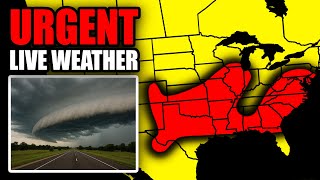 🔴LIVE - Severe Weather Outbreak Coverage With Storm Chasers On The Ground - Live Weather Channel...