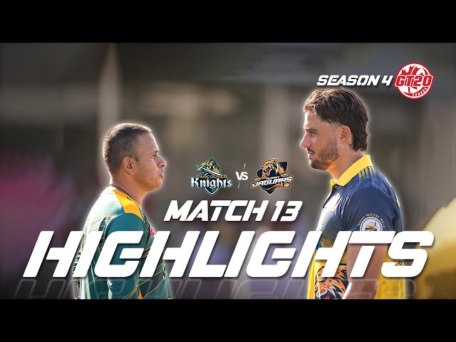 GT20 Canada Season 4 | Match – 13 | Vancouver Knights vs Surrey Jaguars | Highlights