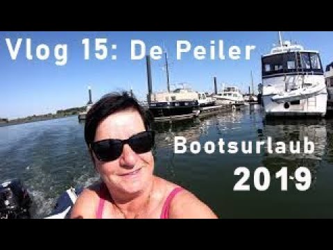 Vlog 15:  Bootsurlaub 2019 - De Peiler am Lek - Bootfahren im Juli von Dordrecht - Drohnenflug