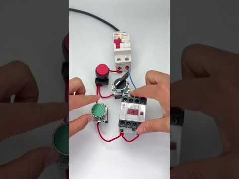 Switch pulse and self-locking circuit by selector switch