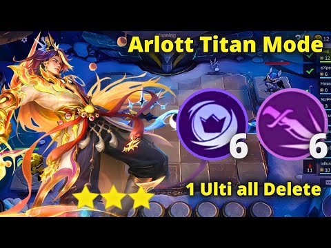 Arlott x Commander Ling is Overpowered New Meta | MLBB MAGIC CHESS GOGO BEST SYNERGY COMBO TERKUAT