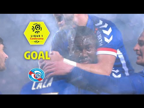 Goal Kenny LALA (19' pen) / RC Strasbourg Alsace - Dijon FCO (3-2) / 2017-18