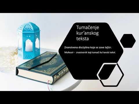 Islamski vjeronauk, 8. r. OŠ - Božja objava Kur'an