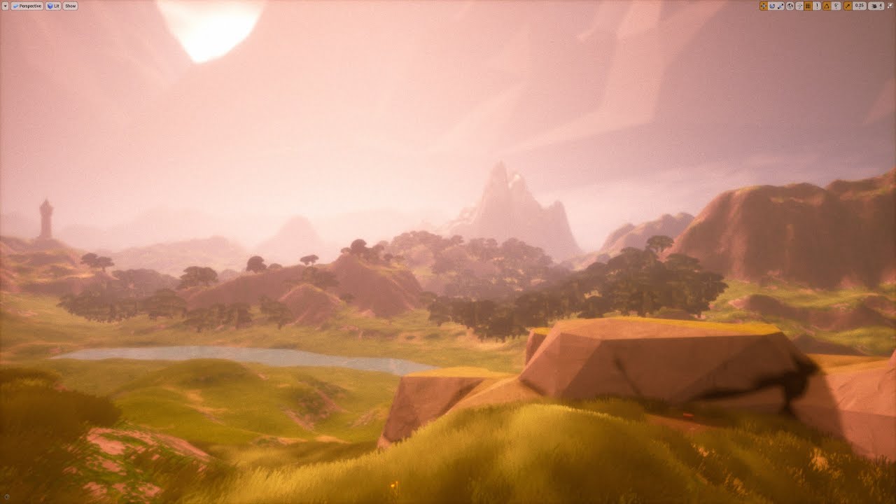 Unreal Engine Casual Stream #12 - Blue Skies, Green Hills, and Other Things