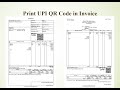 Print UPI QR Code In Invoice