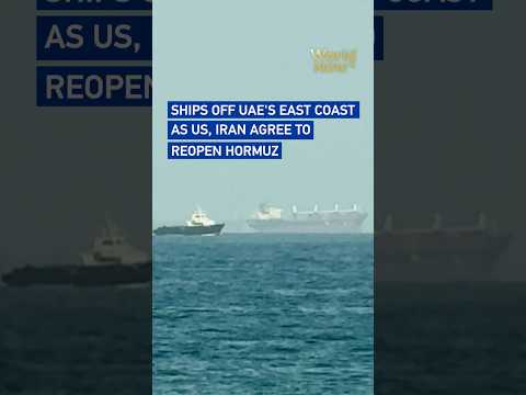 Ships off UAE's east coast as US, Iran agree to reopen Hormuz #worldnow