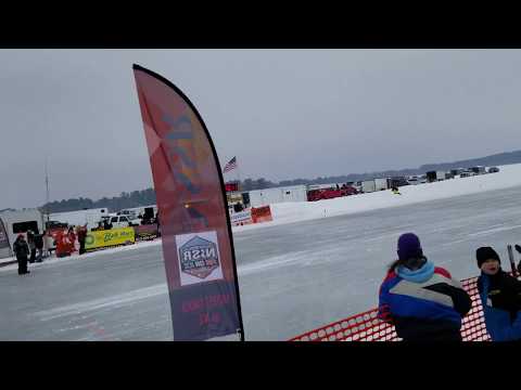 World record for fastest ice drag in chetek Wisconsin