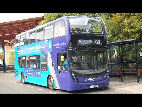 GoPro View: Arriva North East 7549 (YX17NNZ) Alexander Dennis Enviro 400 MMC