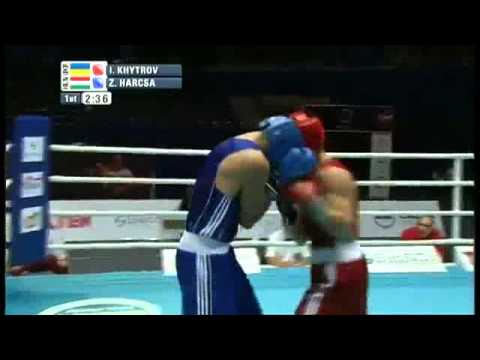 Middle (75kg) R16- Khytrov Levgen (UKR) VS Harcsa Zoltan (HUN) -2011 AIBA World Champs