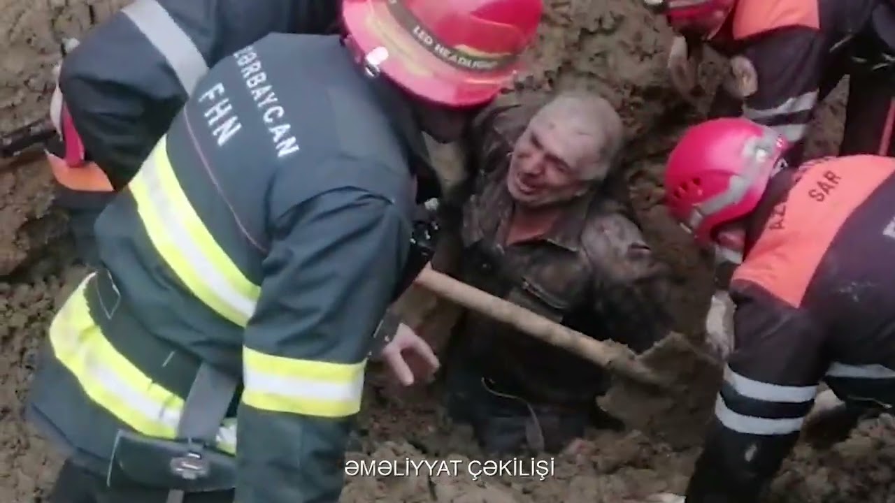 Qobustanda qazıntı işləri zamanı torpaq qatı çöküb, bir ölü