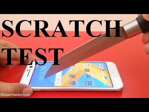 HTC 10 - Knife and Key SCRATCH TEST