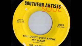 Hy-Tones - You don't even know my name - SOUTHERN ARTISTS