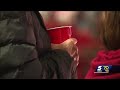 Lifting A Cup To Him Fans Raise Red Solo Cups To Honor Toby Keith At Bedlam Basketball Game