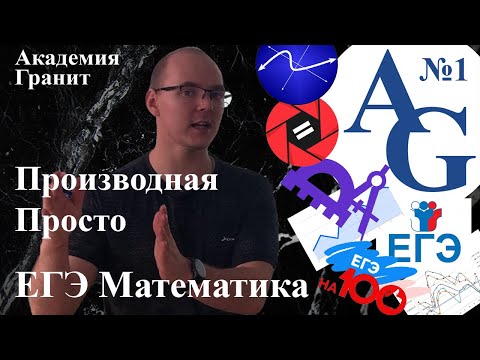 ЕГЭ Математика Производная Просто Часть 1