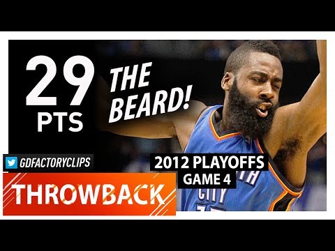 Throwback: James Harden Game 4 Highlights vs Mavericks (2012 Playoffs) - 29 Pts, 15 in 4th Qtr!!