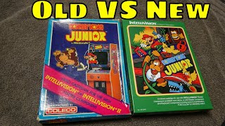 Intellivision Donkey Kong Jr. Old vs.New
