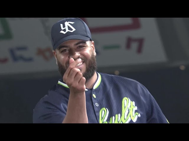 スワローズ・アビラ投手ヒーローインタビュー 6月5日 埼玉西武ライオンズ 対 東京ヤクルトスワローズ